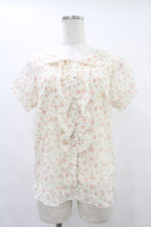 画像: LODISPOTTO / 花柄シフォンブラウス M アイボリー H-25-09-04-1057-LO-BL-NS-ZH