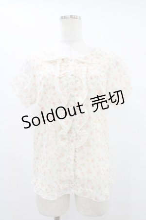 画像: LODISPOTTO / 花柄シフォンブラウス M アイボリー H-25-09-04-1057-LO-BL-NS-ZH