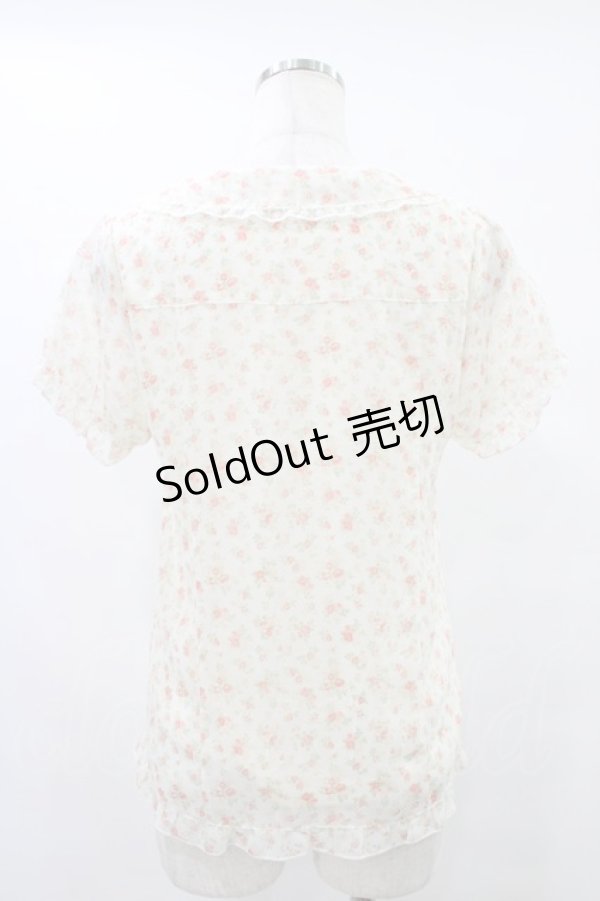 画像2: LODISPOTTO / 花柄シフォンブラウス M アイボリー H-25-09-04-1057-LO-BL-NS-ZH (2)