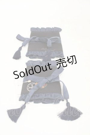 画像: metamorphose / 乙女の白昼夢カフス  ブラック H-25-09-04-1014-ME-ZA-NS-ZH