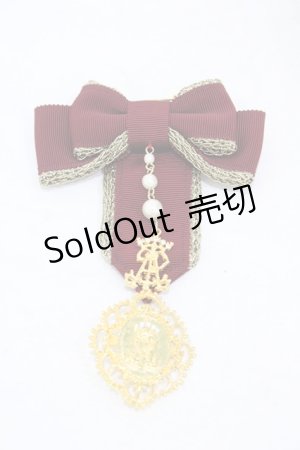 画像: ALICE and the PIRATES / ねずみの王様Gualtiero勲章ピンI  ボルドー H-25-09-04-1016-PA-AC-NS-ZH