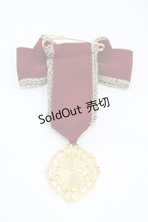 画像2: ALICE and the PIRATES / ねずみの王様Gualtiero勲章ピンI  ボルドー H-25-09-04-1016-PA-AC-NS-ZH (2)