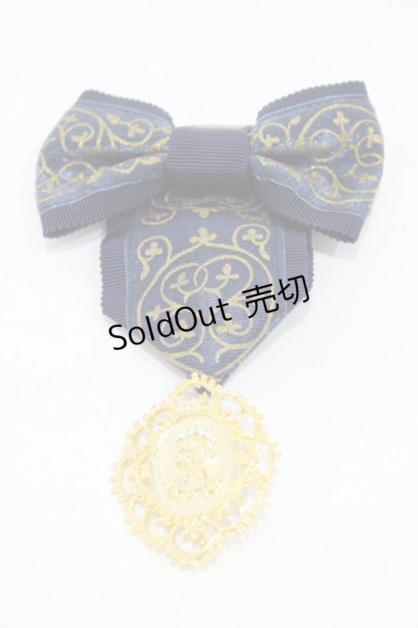 画像1: ALICE and the PIRATES / ねずみの王様Gualtiero 勲章ピンII  ネイビー H-25-09-04-1017-PA-AC-NS-ZH (1)