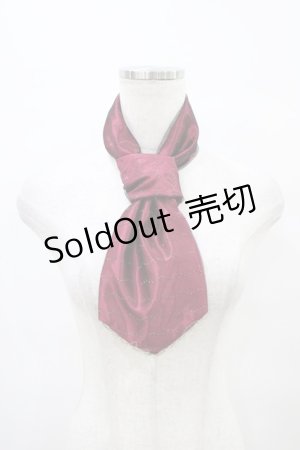 画像: ALICE and the PIRATES / シャイニードロップタイ  ボルドー H-25-09-04-1018-PA-ZA-NS-ZH