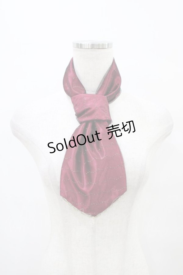 画像1: ALICE and the PIRATES / シャイニードロップタイ  ボルドー H-25-09-04-1018-PA-ZA-NS-ZH (1)