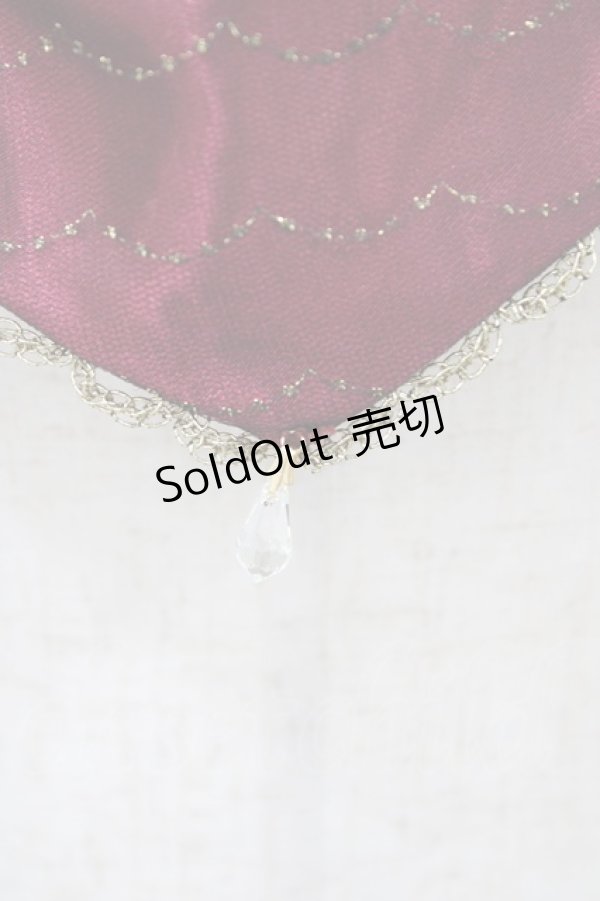 画像2: ALICE and the PIRATES / シャイニードロップタイ  ボルドー H-25-09-04-1018-PA-ZA-NS-ZH (2)