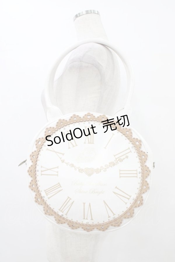 画像1: BABY,THE STARS SHINE BRIGHT / アリスの大きな時計バッグ  オフ H-25-09-04-1020-BA-BG-NS-ZH (1)