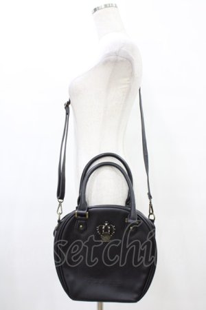 画像: BABY,THE STARS SHINE BRIGHT / お嬢様の王冠付BAG  ブラック H-25-09-04-1021-BA-BG-NS-ZH