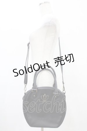 画像: BABY,THE STARS SHINE BRIGHT / お嬢様の王冠付BAG  ブラック H-25-09-04-1021-BA-BG-NS-ZH