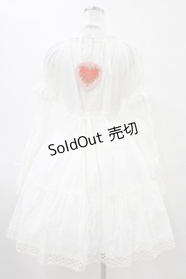 画像2: BABY,THE STARS SHINE BRIGHT / はわせドールワンピース&ヘッドドレスセット Free オフ白 H-25-09-04-1023-BA-OP-NS-ZH (2)