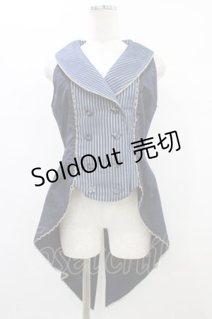 画像: ALICE and the PIRATES / シャイニードロップベスト Free ネイビー H-25-09-04-1029-PA-JA-NS-ZH