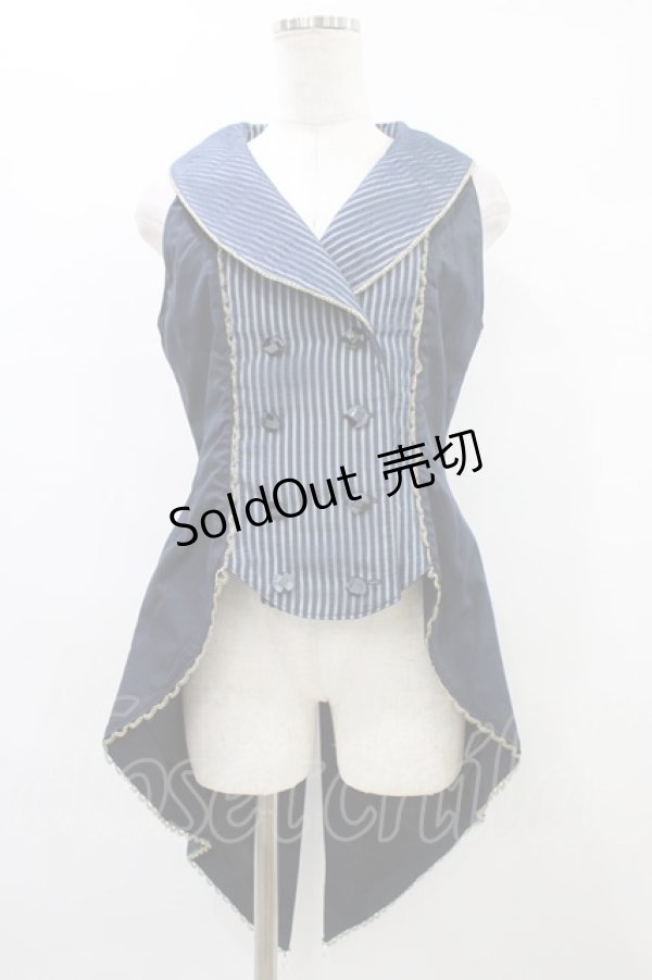 画像1: ALICE and the PIRATES / シャイニードロップベスト Free ネイビー H-25-09-04-1029-PA-JA-NS-ZH (1)