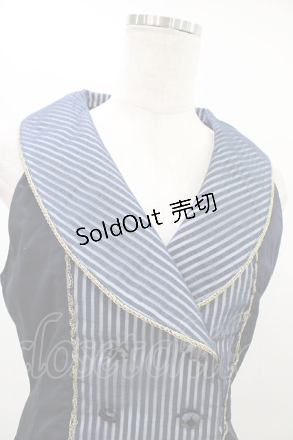 画像4: ALICE and the PIRATES / シャイニードロップベスト Free ネイビー H-25-09-04-1029-PA-JA-NS-ZH (4)