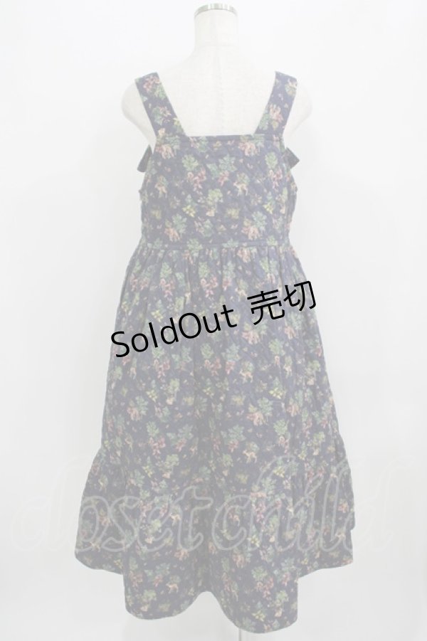 画像3: Jane Marple / FOREST DELIGHTSマトラッセドレス  ネイビー H-25-09-04-049-JM-OP-KB-ZH (3)