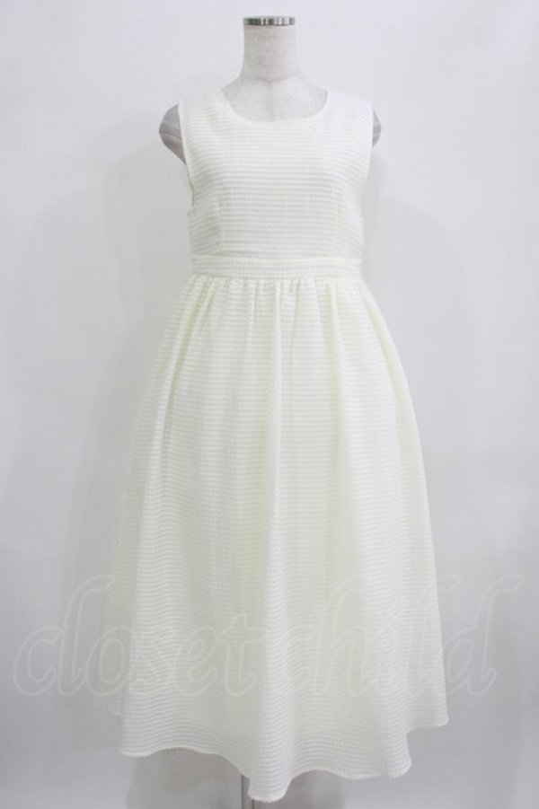 画像1: merry jenny / backリボンワンピース F オフホワイト H-25-09-04-006-LO-OP-KB-ZH (1)