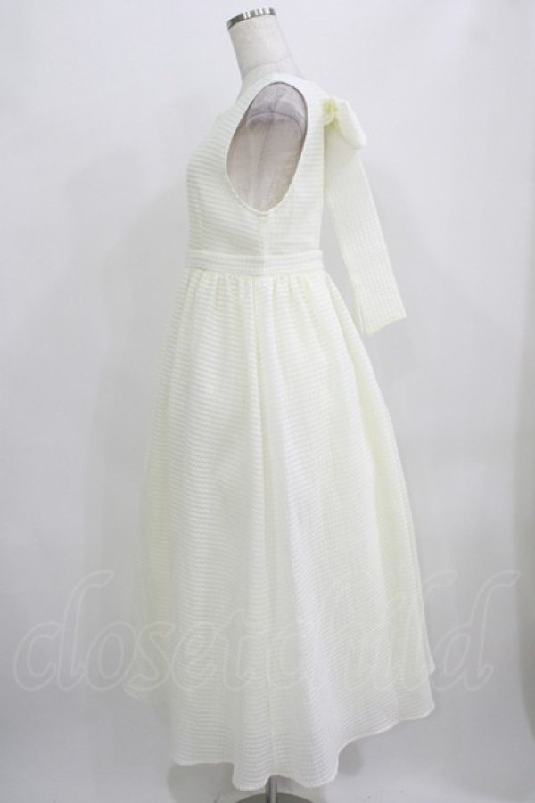 画像2: merry jenny / backリボンワンピース F オフホワイト H-25-09-04-006-LO-OP-KB-ZH (2)