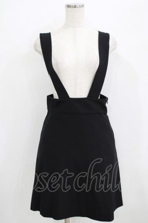 画像: Katie / CAFE CHIC jumper skirt  ブラック H-25-09-04-054-LO-SK-KB-ZH