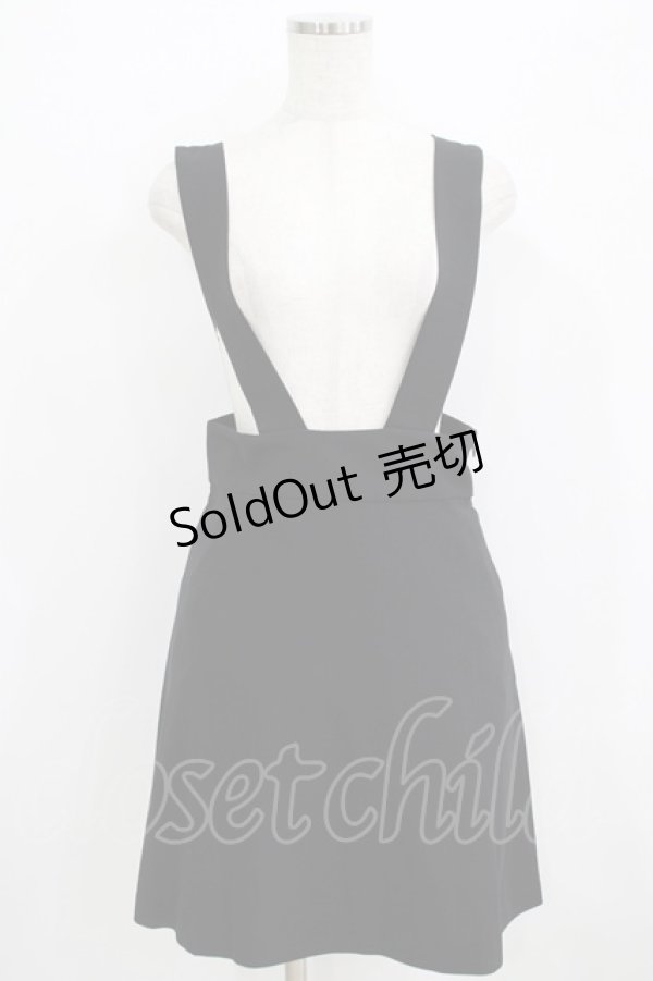 画像1: Katie / CAFE CHIC jumper skirt  ブラック H-25-09-04-054-LO-SK-KB-ZH (1)