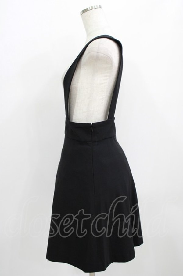 画像2: Katie / CAFE CHIC jumper skirt  ブラック H-25-09-04-054-LO-SK-KB-ZH (2)