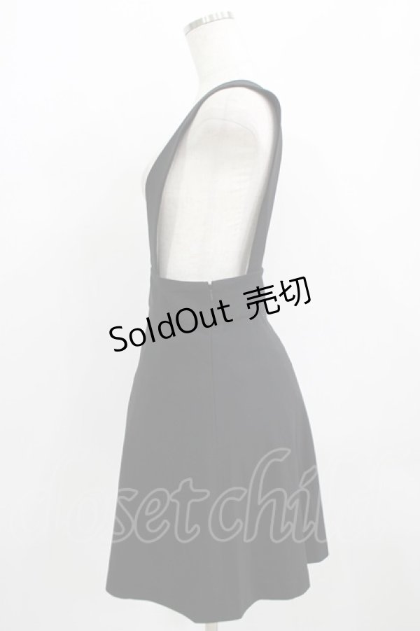 画像2: Katie / CAFE CHIC jumper skirt  ブラック H-25-09-04-054-LO-SK-KB-ZH (2)