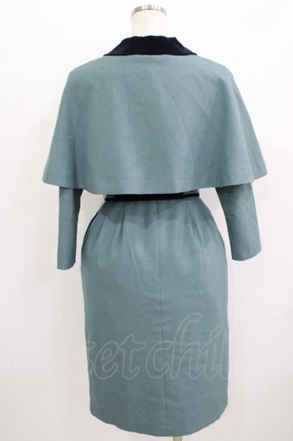 画像3: MILK / キャサリンTwin SET  ミスティーグリーン×ネイビー H-25-09-04-055-ML-OP-KB-ZH (3)