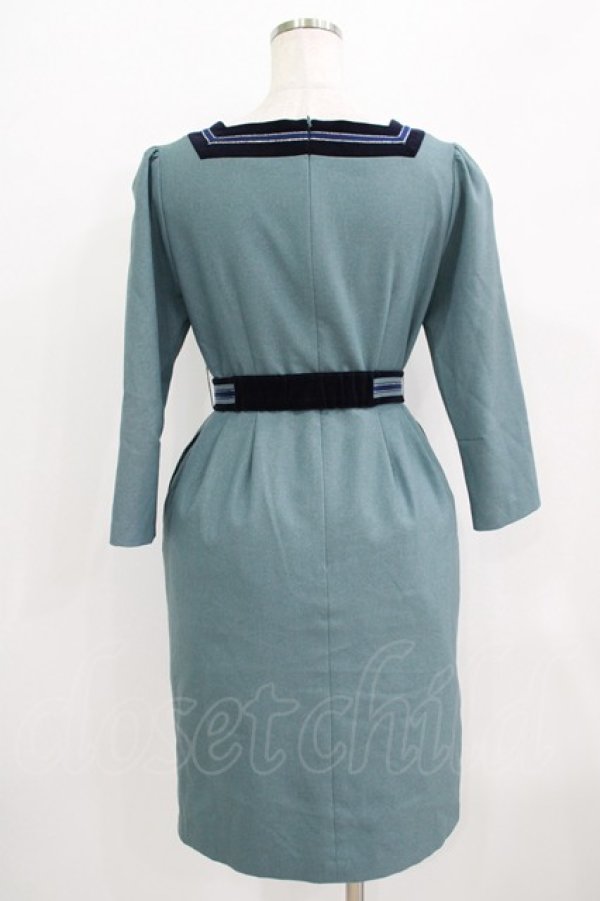 画像5: MILK / キャサリンTwin SET  ミスティーグリーン×ネイビー H-25-09-04-055-ML-OP-KB-ZH (5)