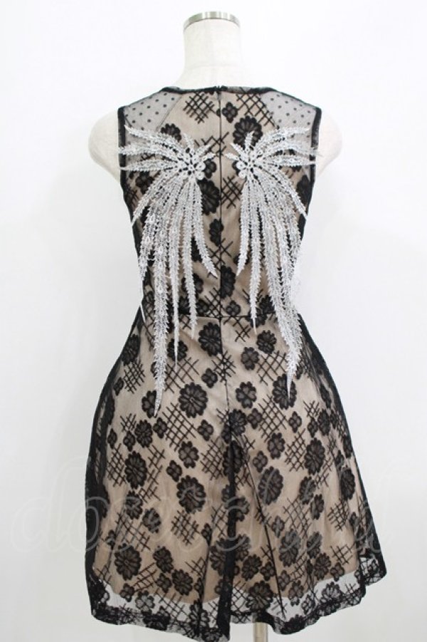画像3: NUDE N' RUDE / Spirit wing dress S-M ベージュ×黒 H-25-09-04-056-GO-OP-KB-ZH (3)
