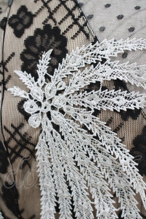 画像4: NUDE N' RUDE / Spirit wing dress S-M ベージュ×黒 H-25-09-04-056-GO-OP-KB-ZH (4)