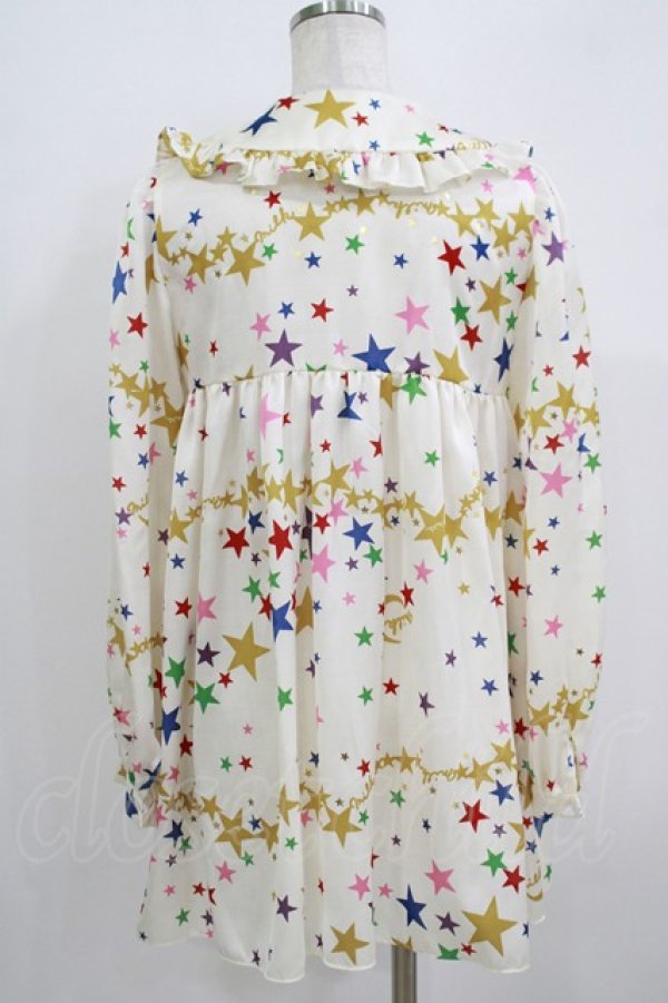 画像3: MILK / Twinkle Babyブラウス  オフ×マルチ H-25-09-04-074-ML-BL-KB-ZH (3)