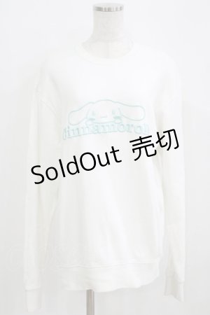 画像: merry jenny / Cinnamorollトレーナー  オフホワイト H-25-09-04-077-LO-TO-KB-ZH