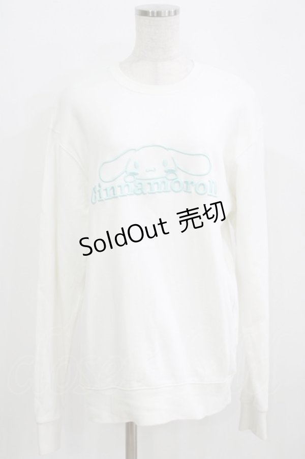 画像1: merry jenny / Cinnamorollトレーナー  オフホワイト H-25-09-04-077-LO-TO-KB-ZH (1)