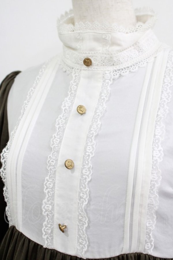 画像4: ATELIER PIERROT / カルマートドレス  カーキ H-25-09-04-011-EL-OP-KB-ZH (4)