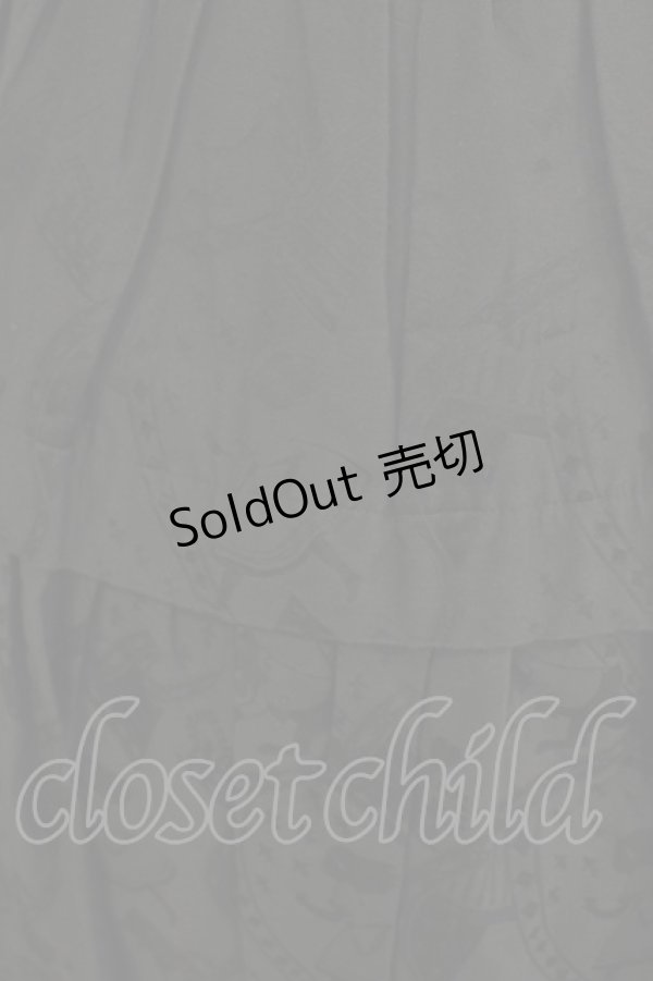 画像4: Jane Marple / Alice jacquardスクエアドレス  ブラック H-25-09-04-002-JM-OP-KB-ZH (4)