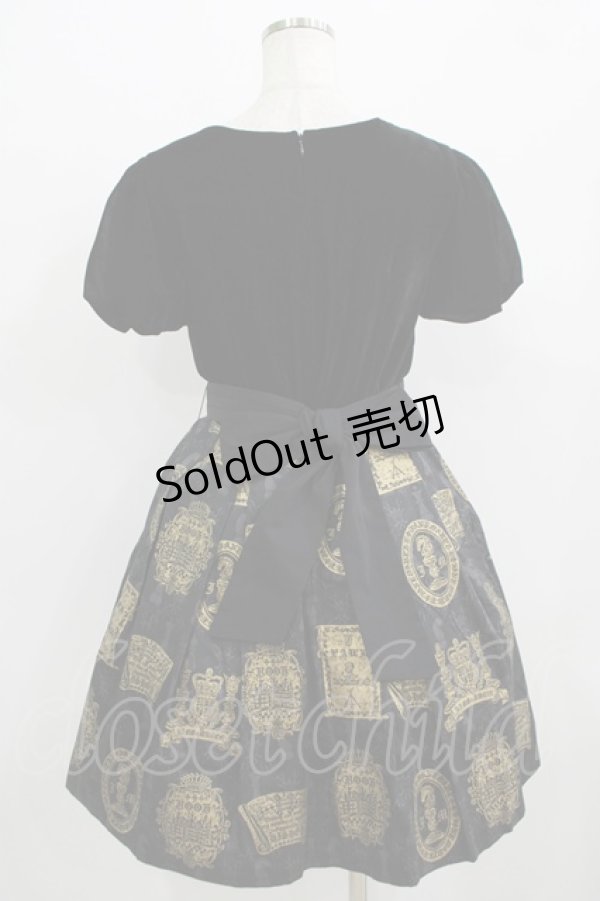 画像3: Jane Marple / チェスベルベットのミニドレス  ブラック H-25-09-04-020-JM-OP-KB-ZH (3)