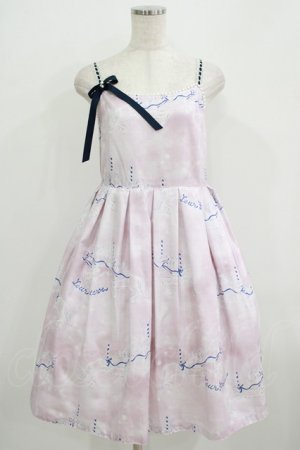 画像: Leur Getter / Dreamy Carouselキャミワンピース  ピンク H-25-09-04-024-LU-OP-KB-ZH