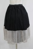 画像2: MARBLE / プリーツスカート M~L ブラック H-25-09-05-030-GO-SK-NS-ZH (2)