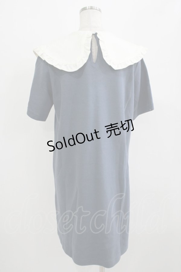 画像3: MILK / Tea timeワンピース  ネイビーブルー H-25-09-05-034-ML-OP-KB-ZH (3)