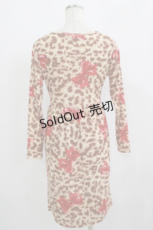 画像3: MILK / Pretty petsワンピース  ブラウンベース H-25-09-05-035-ML-OP-KB-ZH (3)