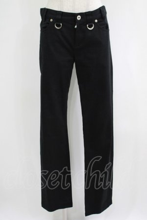画像: PEACE NOW / リング付きパンツ M 黒 H-25-09-05-050-PU-PA-KB-ZH