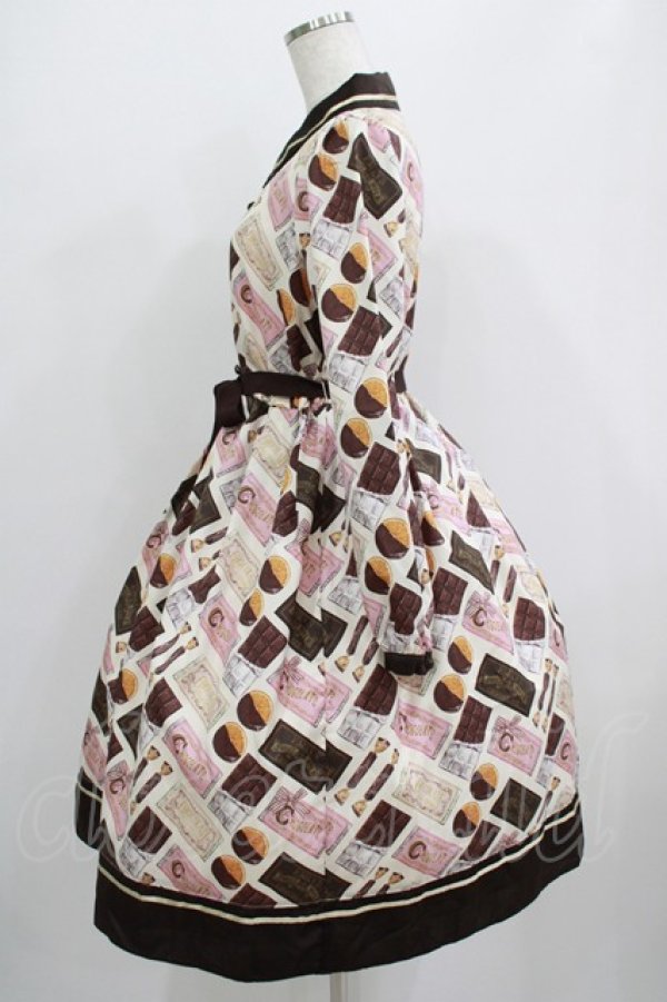 画像2: Emily Temple cute / CHOCOLATE makerワンピース  ホワイト H-25-09-05-001-ET-OP-KB-ZH (2)