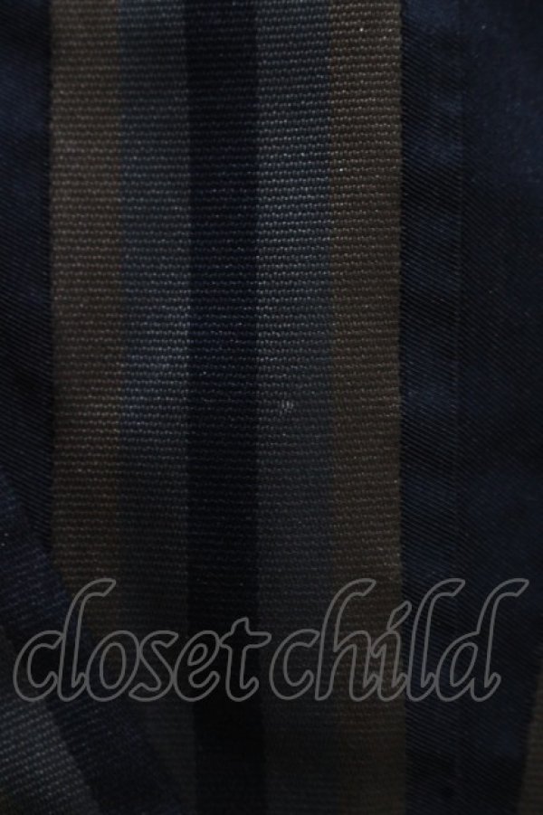 画像4: Jane Marple Dans Le Salon / Old England stripe coronation dress  ネイビー H-25-09-05-006-JM-OP-KB-ZH (4)