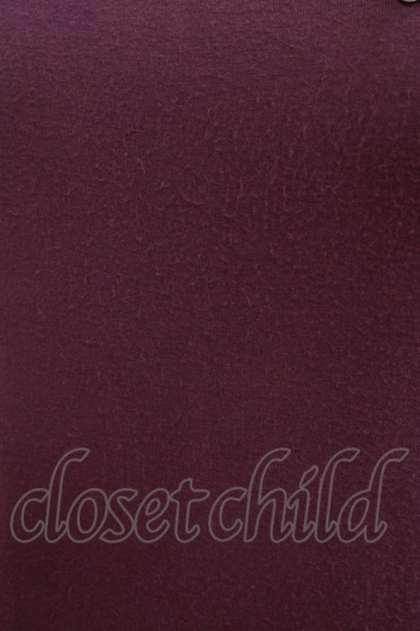 画像4: Ozz oneste / チャイナカットソー  パープル H-25-09-05-068-OO-TO-KB-ZH (4)