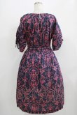 画像3: Jane Marple Dans Le Salon / Marie Antoinette drawstring sleeve dress Free ネイビー H-25-09-05-009-JM-OP-KB-ZH (3)