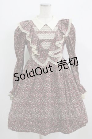 画像: MILK / Lovely mini ドレス  ベリーフラワー H-25-09-05-010-ML-OP-KB-ZH