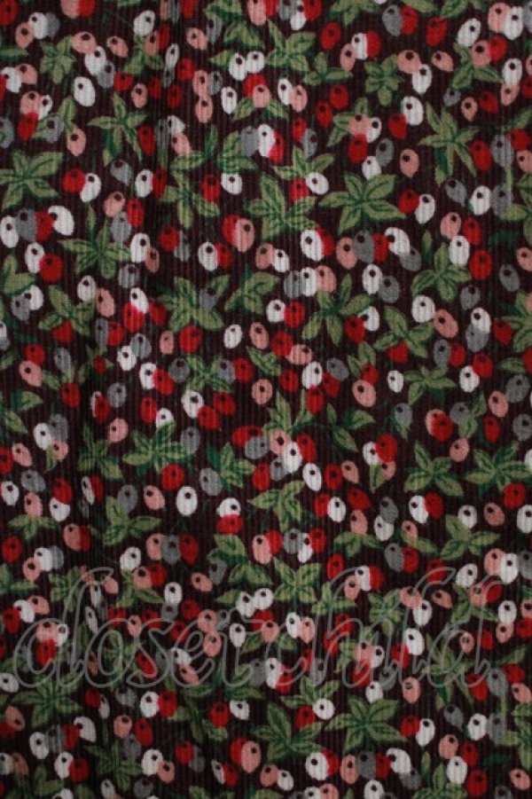 画像4: MILK / Lovely mini ドレス  ベリーフラワー H-25-09-05-010-ML-OP-KB-ZH (4)