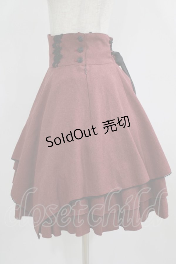 画像2: MIHO MATSUDA / スカート・ビエル  ワイン H-25-09-05-018-GO-SK-KB-ZH (2)