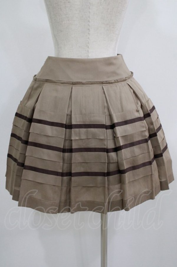 画像3: Jane Marple / プリーツスカート M ブラウン H-25-09-05-020-JM-SK-KB-ZH (3)
