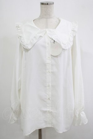 画像: DearMyLove / マルチwayビッグ襟シャツワンピース M~L オフ H-25-09-06-032-EL-OP-NS-ZH