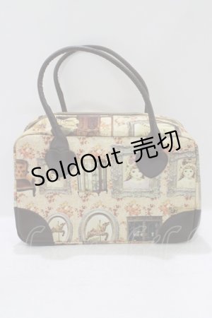 画像: BABY,THE STARS SHINE BRIGHT / mon petit chouchou柄ボストンバッグ  生成り H-25-09-06-041-BA-BG-NS-ZH