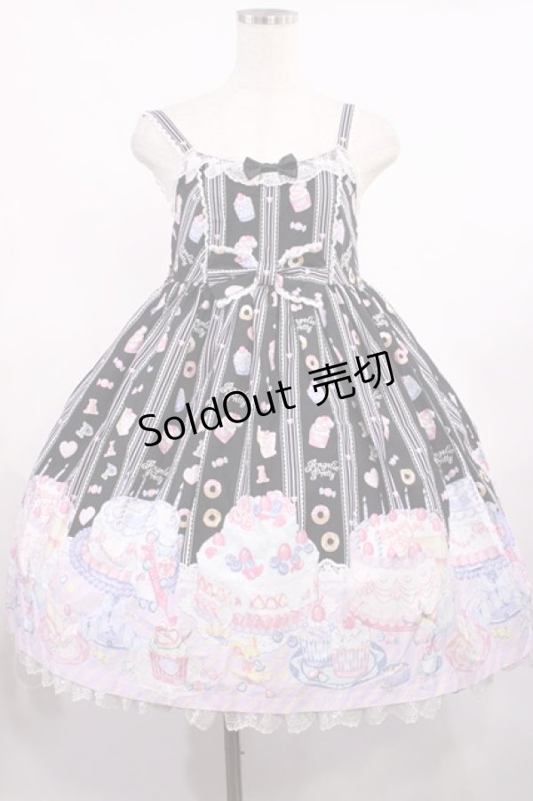 画像1: Angelic Pretty / Whip Factory ジャンパースカート Free ブラック H-25-09-06-1001-AP-OP-NS-ZH (1)